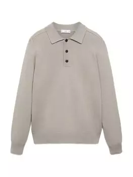 Свитер MANGO MAN Dailys, серый