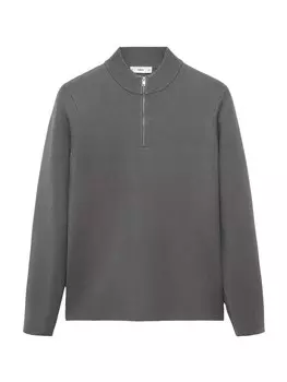 Свитер MANGO MAN LUXUSP, серый