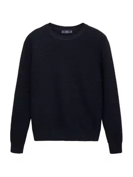 Свитер MANGO MAN Salas, темно-синий