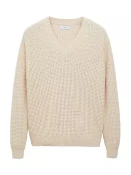 Свитер MANGO MAN Sugar, песочный