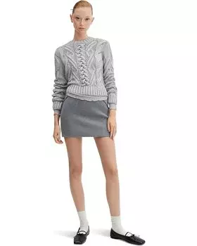 Свитер MANGO Platino, серебряный