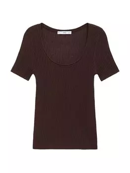 Свитер MANGO ROSAE, цвет Brown/Dark brown