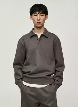 Свитер Mango, серый