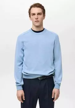 Свитер Mango, светло-голубой