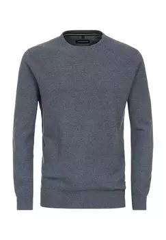 Свитер, манжеты в рубчик, мужской CASAMODA, синий