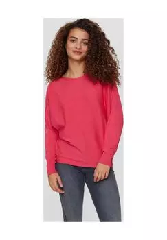 Свитер, манжеты в рубчик, женский Nmph, цвет Raspberry Sorbet