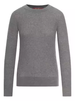 Свитер Marabu в рубчик MAX MARA, серый