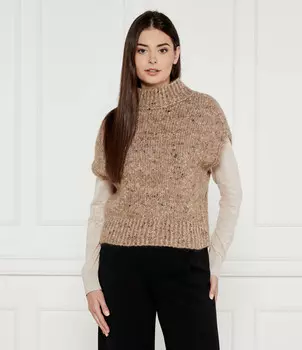 Свитер Marc Cain gilet Loose fit, бежевый