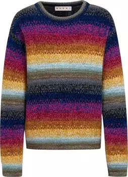 Свитер Marni Roundneck Sweater 'Multicolor', разноцветный
