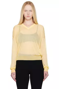 Свитер Mary Paloma Wool, желтый