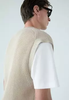 Свитер Massimo Dutti, бежевый