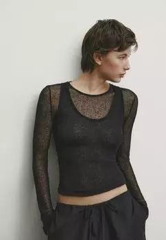Свитер Massimo Dutti, черный