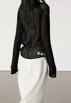 Свитер Massimo Dutti, черный