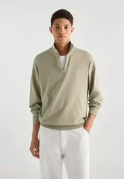 Свитер Massimo Dutti, светло-зеленый