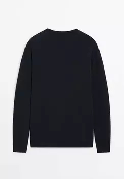 Свитер Massimo Dutti, темно-синий
