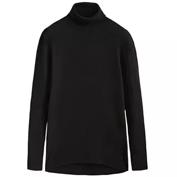 Свитер Massimo Dutti Wool And Cashmere High Neck, черный