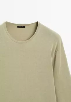 Свитер Massimo Dutti, зеленый