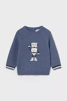 Свитер Mayoral с добавлением хлопка нео-анто, синий