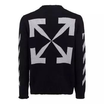 Свитер men's ss21 ss21 logo shirt black Off-White, черный