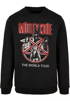 Свитер Merchcode Sweatshirt Motley Crue - Vintage World Tour, черный