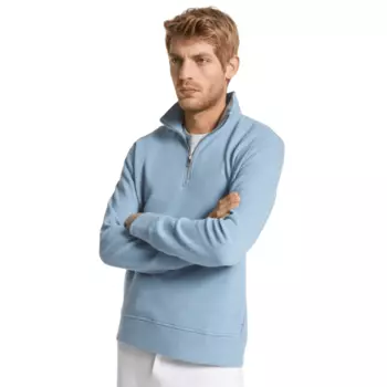 Свитер Michael Kors Cotton Blend Half-Zip, голубой