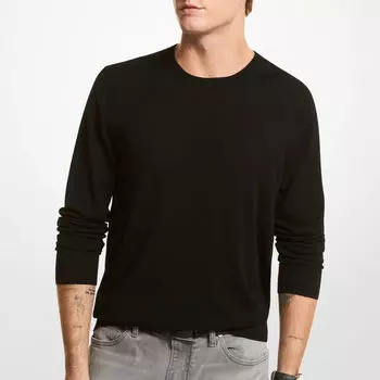 Свитер Michael Kors Merino Wool, черный