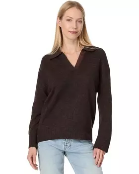 Свитер Michael Stars Jonas Johnny Collar Sweater, цвет Java