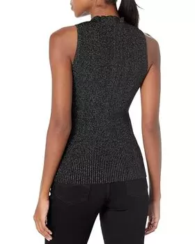 Свитер Michael Stars Kara Mock Neck Shell Top, черный
