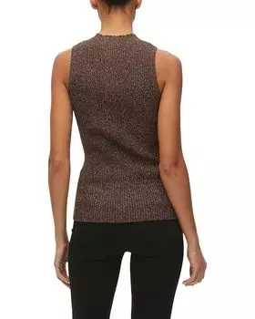 Свитер Michael Stars Kara Mock Neck Shell Top, цвет Chestnut