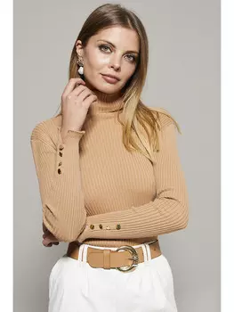 Свитер Milan Kiss Rollkragen, кэмел