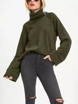 Свитер Milan Kiss Rollkragen, оливковый