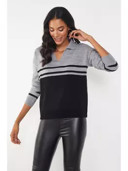 Свитер Milan Kiss, серо-черный