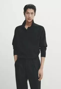 Свитер Milano Massimo Dutti, черный