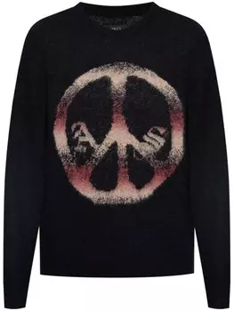 Свитер мира AllSaints, черный