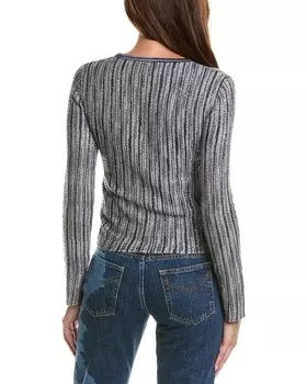 Свитер Missoni из смесовой шерсти, синий