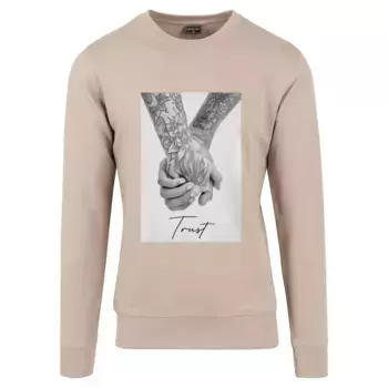 Свитер MisterTee с круглым вырезом "MisterTee Men's Trust 2.0 Crewneck", цвет Darksand