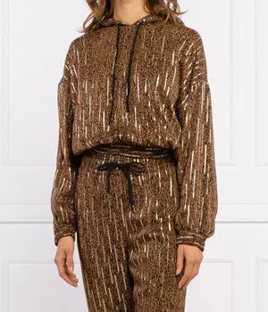Свитер мистифицирует Relaxed fit Pinko, коричневый