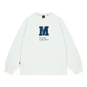 Свитер Mizuno Logo Casual Sweater 'White', белый