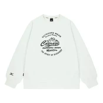 Свитер Mizuno Logo Graphic Sweater 'White', белый