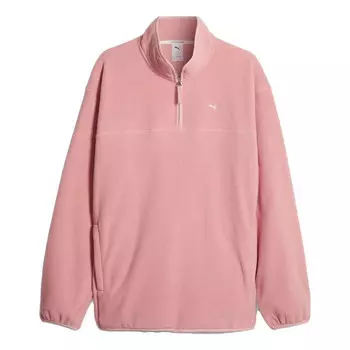 Свитер mmq polar fleece sweatshirt 'pink' Puma, розовый
