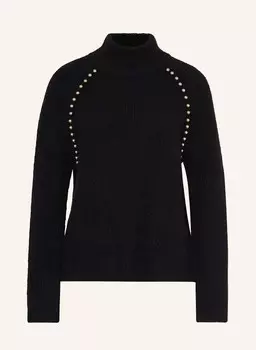 Свитер ммзора с альпакой MOS MOSH, черный