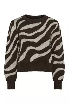 Свитер - Многоцветный - Классический крой PIECES, разноцветный