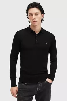 Свитер MODE из шерсти MERINO AllSaints, черный