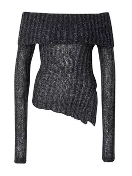 Свитер Monki, цвет mottled black