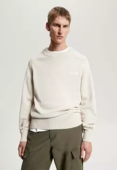 Свитер MONOTYPE CREW NECK Tommy Hilfiger, кремовый кашемир