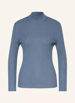 Свитер MORE & MORE, синий/серый