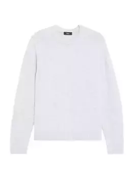 Свитер Morlan с круглым вырезом Theory, серый