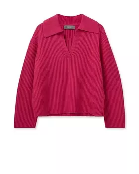 Свитер MOS MOSH Sweater, тёмно-розовый