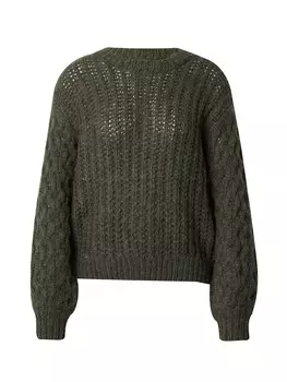 Свитер Moss Copenhagen Pepita Heidi, темно-зеленый