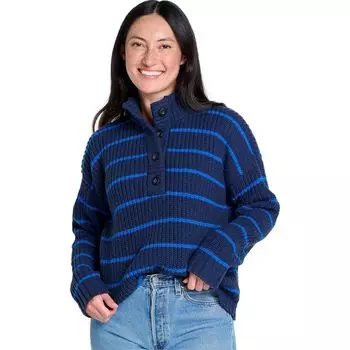 Свитер Moss point хенли Toad&Co, синий